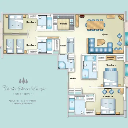 Apartment Appartement Unique A Courchevel 1850 Avec Jacuzzi Et Parking - Fr-1-564-135 Courchevel